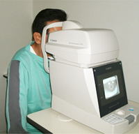 宇都宮記念病院 健診センターの眼圧測定